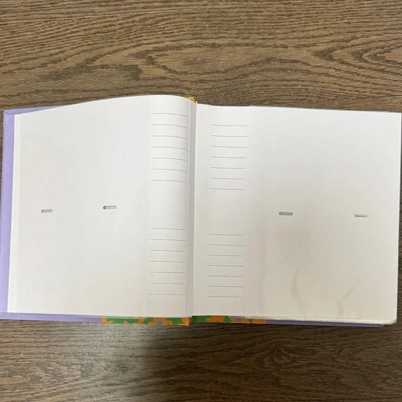 Floral Photo Album with Purple Cover - Picture 2 of 3